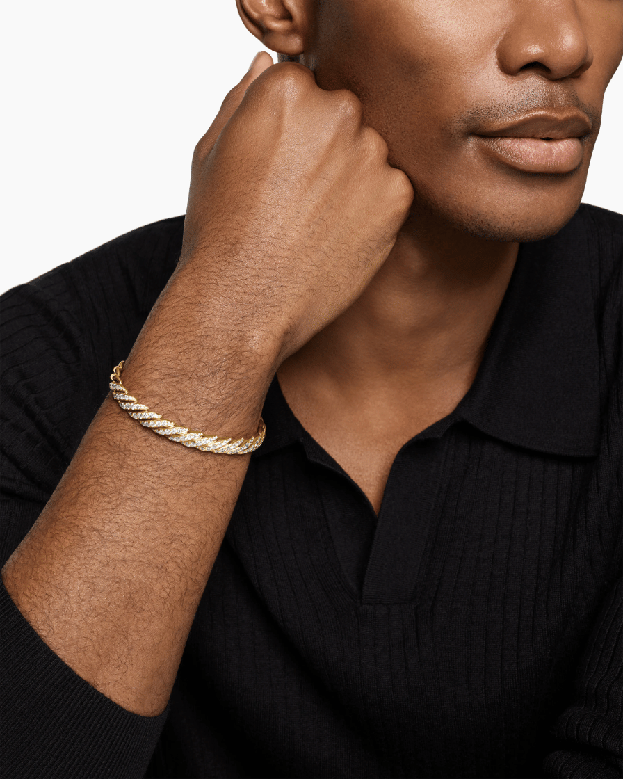 Sculpted Cable Bracelet